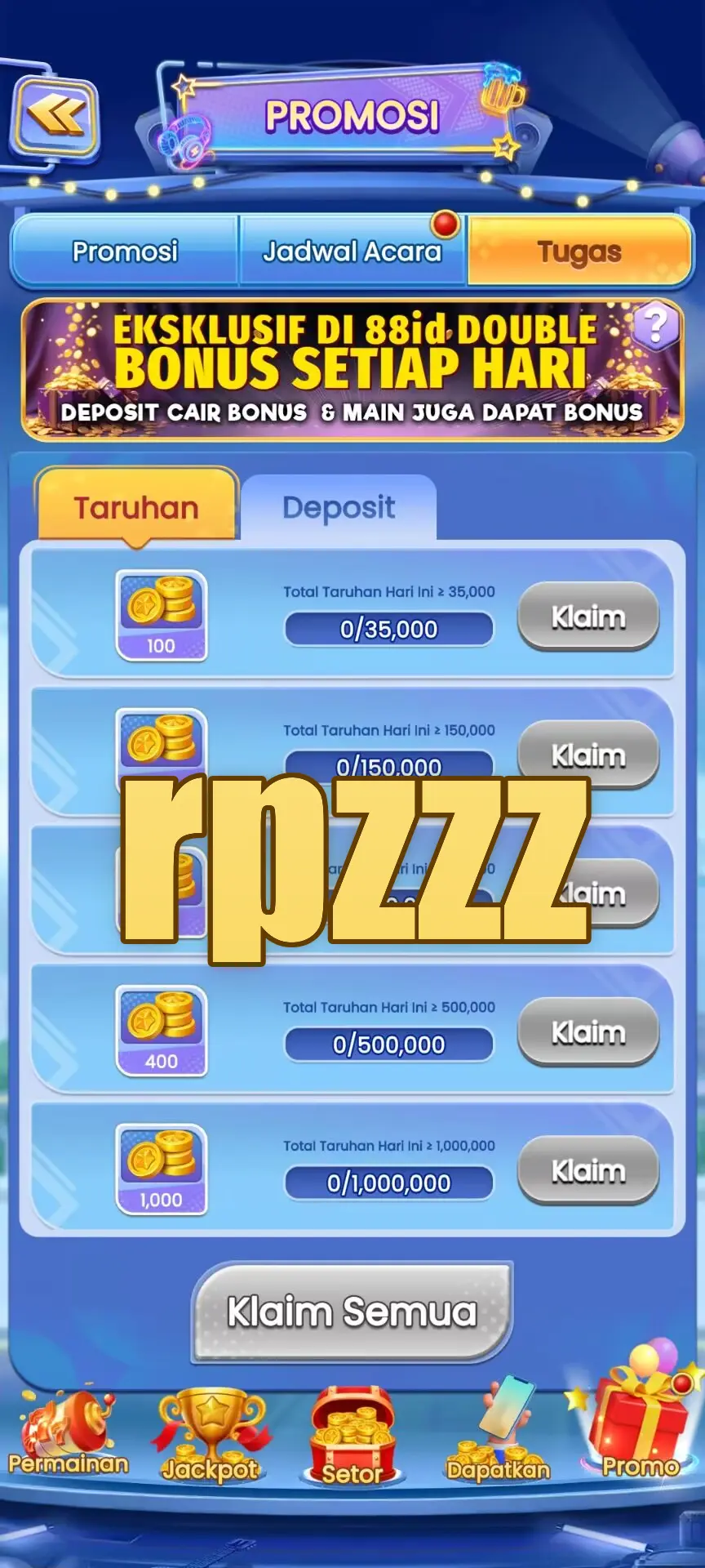 rpzzz Tangkapan Layar Resmi APK